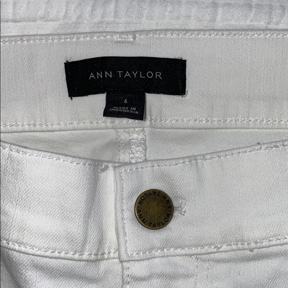 Ann Taylor white jeans